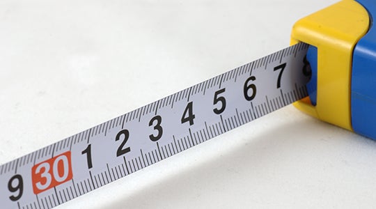 購入前にメジャーで採寸するのが大変