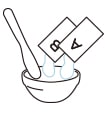 step1 2つのジェルを混ぜる