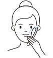 step2 ジェルを塗る