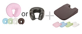 低反発＋高反発マクラの組み合わせ
