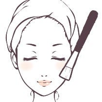 2.美容液を塗布