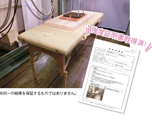 強度証明書取得済み！