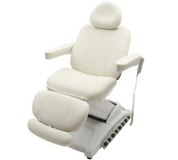 電動フェイシャルベッドFirst Class ホワイト 長さ179cm×幅61cm×高さ61cm-91cm