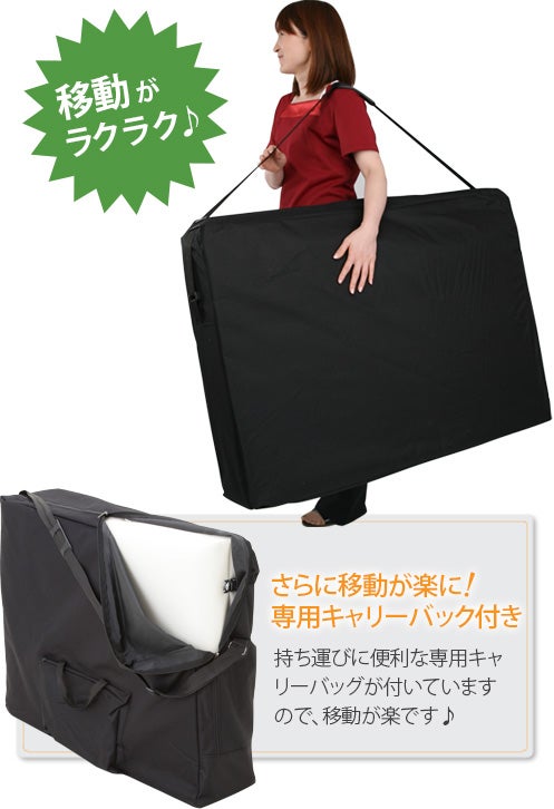さらに移動が楽に！専用キャリーバッグ付き