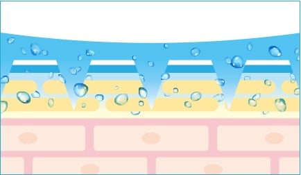 マイクロニードルの浸透