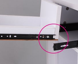 お掃除しやすい引き出し