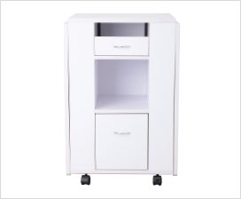梱包からネイルテーブルを取り出す