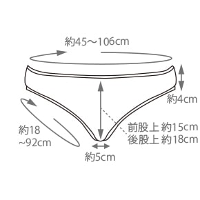 ペーパーショーツ ハイカット スペック