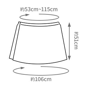ペーパースカート 前開き スペック