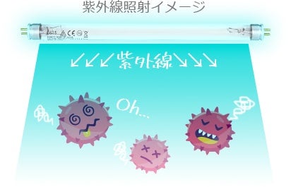 紫外線照射イメージ