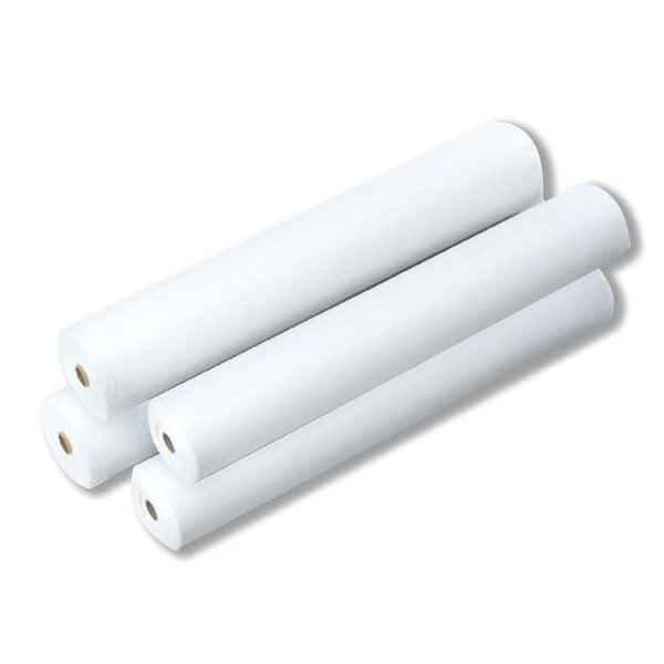ペーパーシーツ (非防水タイプ) 幅80cm×長さ95m ホワイト 4本ロール入り