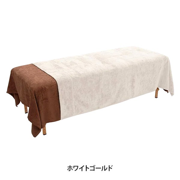 [今治タオル] 大判タオル ケット (綿 100%)(3840匁) 140cm×190cm 日本製 ホワイトゴールド
