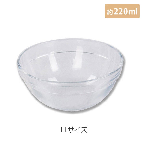 ガラスボウル XLサイズ 直径12cm