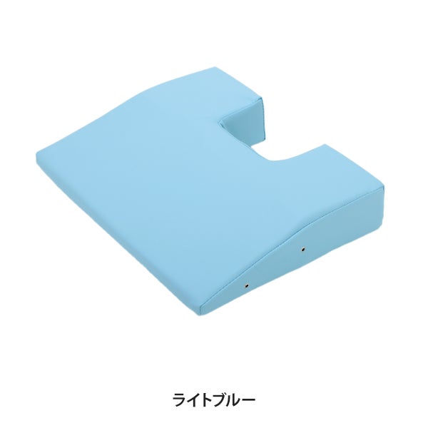 胸当てマクラ (無孔)(エアホール付き) ライトブルー