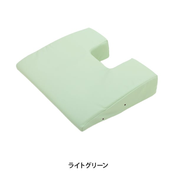 胸当てマクラ (無孔)(エアホール付き) ライトグリーン