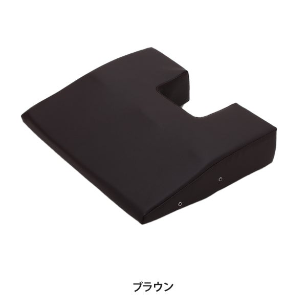 胸当てマクラ (無孔)(エアホール付き) ブラウン