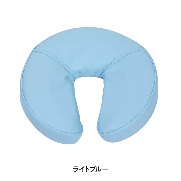 顔マクラ (薄型) 高さ6cm ライトブルー
