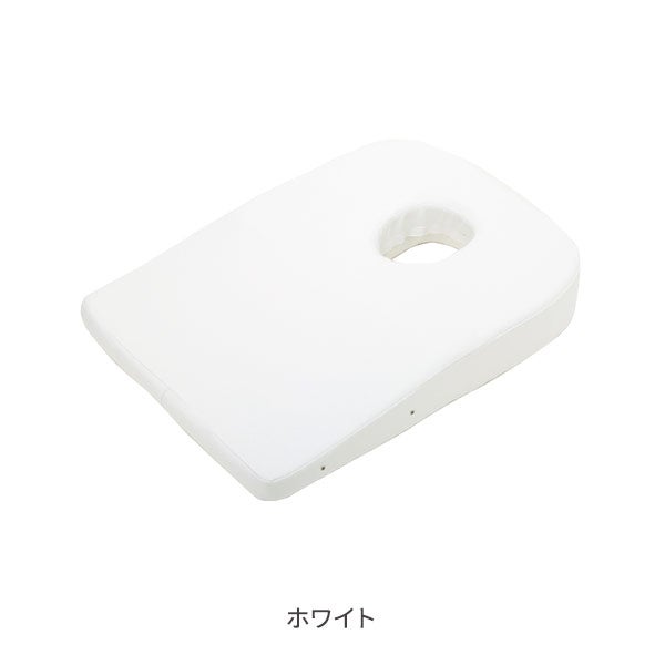 胸当てマクラ (有孔) 高さ4～9cm ホワイト