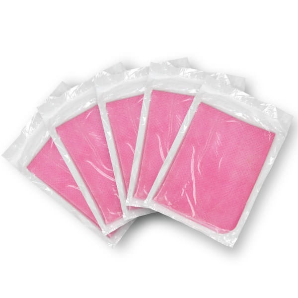 ボディ スポンジクロス (表面キメ細かい/裏面キメ粗い) 5枚入り ピンク