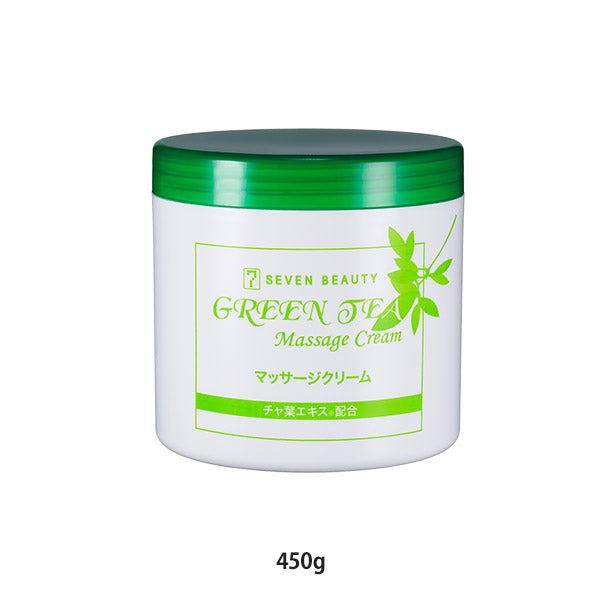 [SEVEN BEAUTY] 緑茶マッサージクリーム 450g