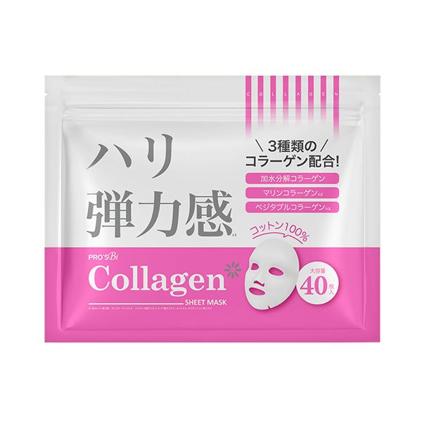 ＜シエル エトゥベラ＞ コラーゲン シートマスク 40枚入り
