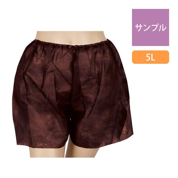 【サンプル】 ペーパー トランクス 5Lサイズ ブラウン 1枚入り