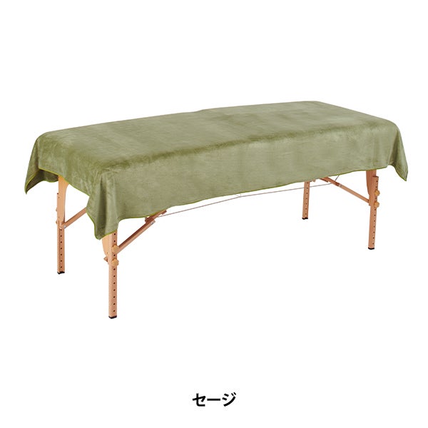 エコマイクロファイバー 大判タオル シーツ (2768匁) 120cm×215cm セージ