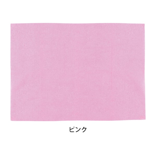リセラバリュー 紙エプロン ピンク (500枚入り)