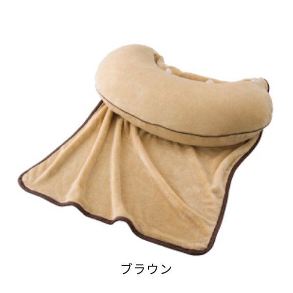 マイクロビーズクッションセット ブラウン