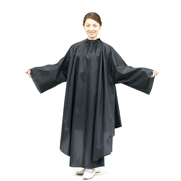 [エクセル] No.7095 ワイドヘアダイドレス ブラック