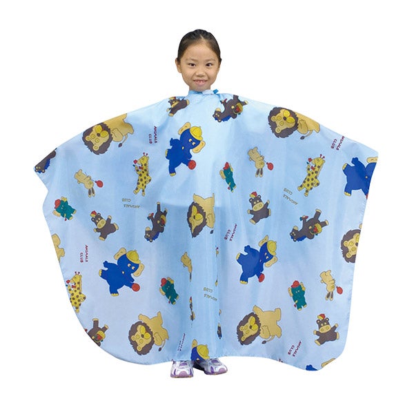 [エクセル] No.529 プリント 子供刈布 ブルー