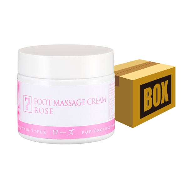 [SEVEN BEAUTY] フットマッサージクリーム ローズ 450g（36個入り)