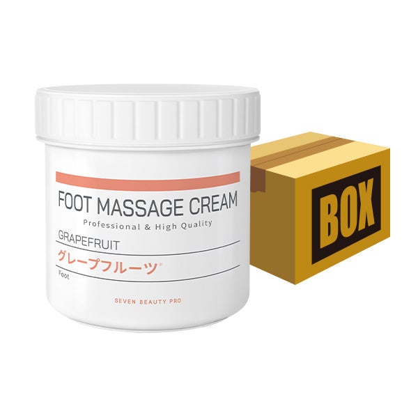 [SEVEN BEAUTY] フットマッサージクリーム グレープフルーツ 450g（36個入り)
