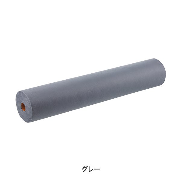 ペーパーシーツ (非防水タイプ) XP 十字ミシン目なし 幅80cm×長さ95m グレー