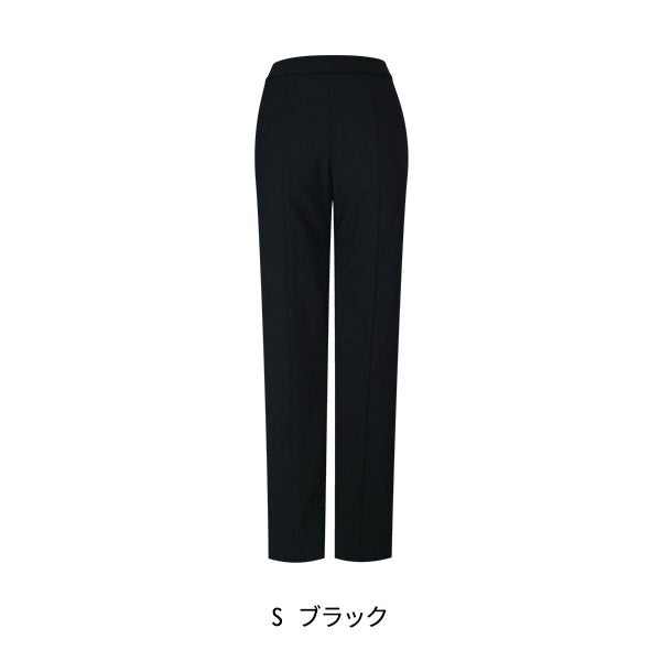 [BON UNI] スーパーストレッチ ストレートパンツ（センター切替） 00205-99 ブラック Sサイズ