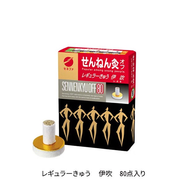 せんねん灸 オフ レギュラーきゅう 伊吹 80点入り