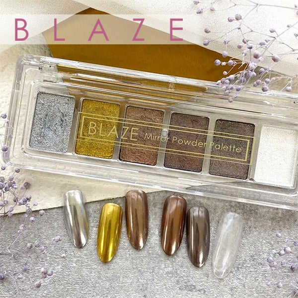 [BLAZE] ミラーパウダーパレット 6色入り