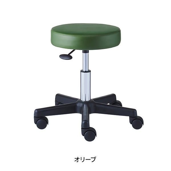 スツール OR (ビニールレザー) オリーブ