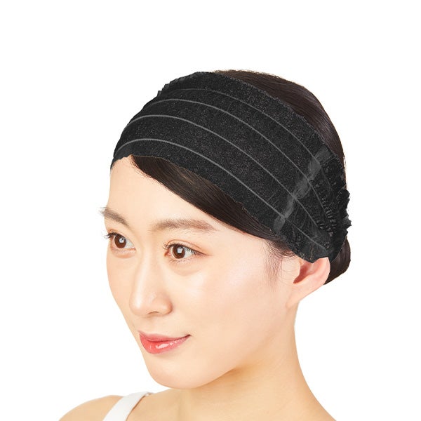 使い捨てヘアターバン ブラック 50枚入り