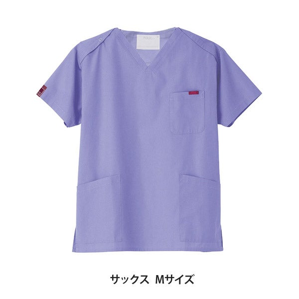 [FOLK] スクラブ (PANTONE) 7000SC 男女兼用 サックス Mサイズ