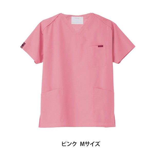 [FOLK] スクラブ (PANTONE) 7000SC 男女兼用 ピンク Mサイズ