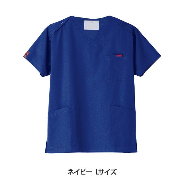 [FOLK] スクラブ (PANTONE) 7000SC 男女兼用 ネイビー Lサイズ