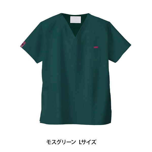 [FOLK] スクラブ (PANTONE) 7000SC 男女兼用 モスグリーン Lサイズ