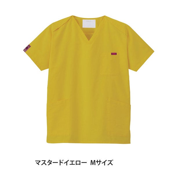 [FOLK] スクラブ (PANTONE) 7000SC 男女兼用 マスタードイエロー Mサイズ