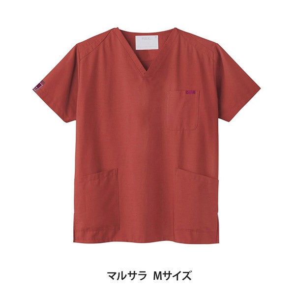 [FOLK] スクラブ (PANTONE) 7000SC 男女兼用 マルサラ Mサイズ