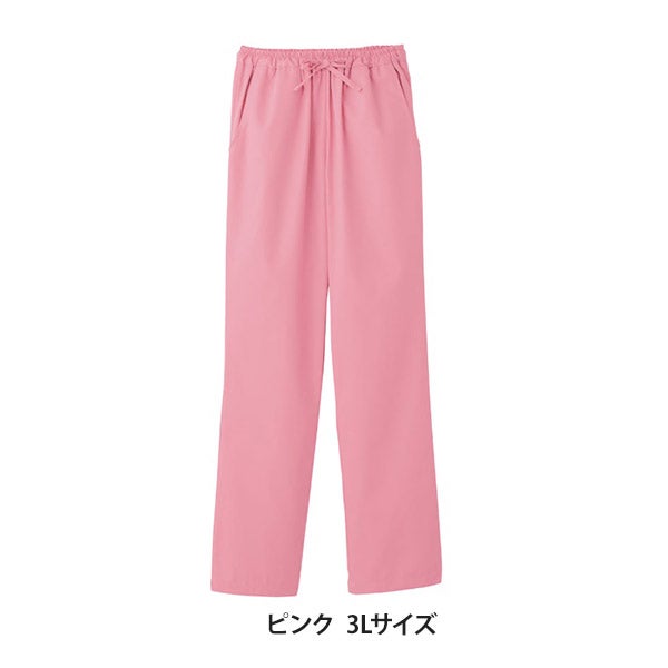 [FOLK] レディスストレートパンツ (PANTONE) 6012SC ピンク 3Lサイズ