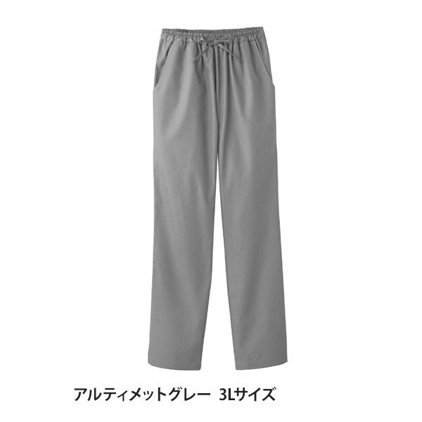 [FOLK] レディスストレートパンツ (PANTONE) 6012SC アルティメットグレー 3Lサイズ