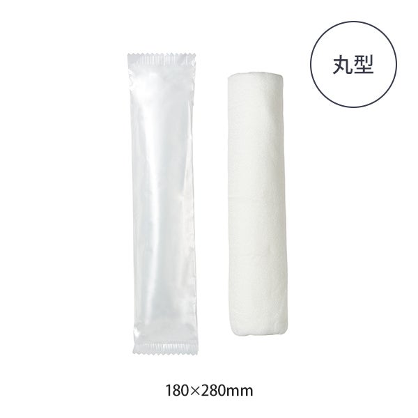 メティッシュ (ノンアルコールおしぼり) 丸型 180×280mm 100本入り