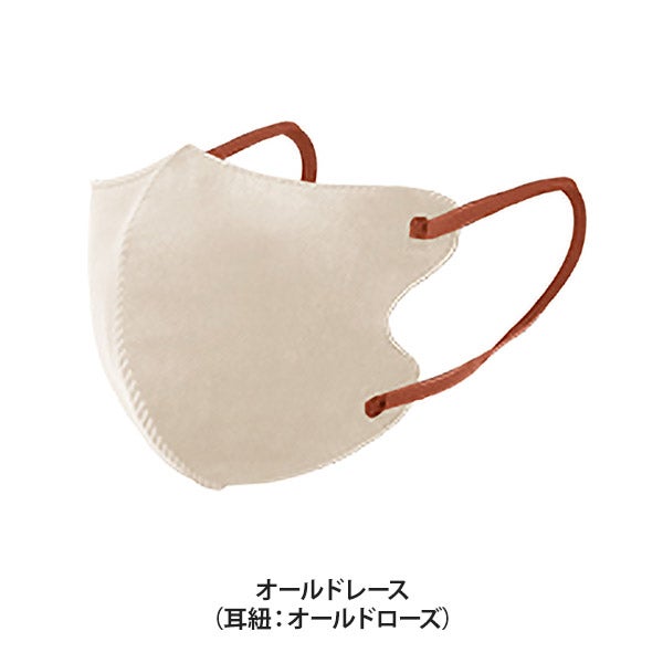 CICIBELLA 3Dフィットマスク バイカラー オールドレース 10枚入り