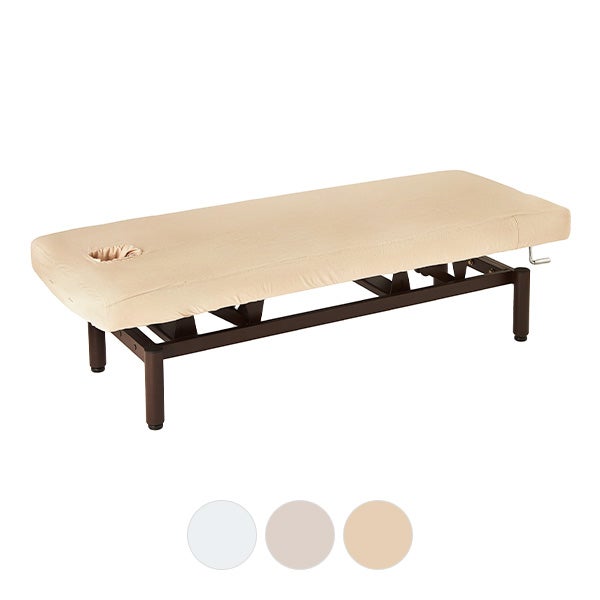 マッサージベッドカバーフィット (ポリエステル)(有孔) 幅75cm (カラーを選択してください)